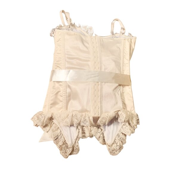 Ivory Bridal Vintage Style Bustier Corset NWT - Picture 4 of 13